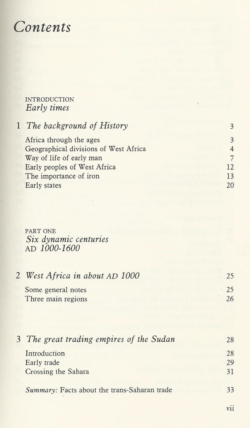 A History Of West Africa, 10001800,New