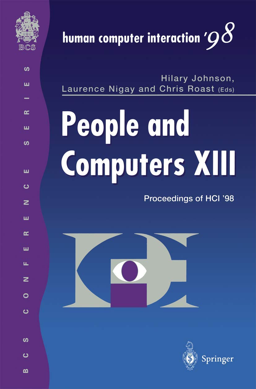 People and Computers XIII: Proceedings of HCI 98 (BCS Conference Series),Used