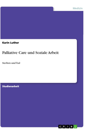 Palliative Care Und Soziale Arbeit: Sterben Und Tod (German Edition),Used