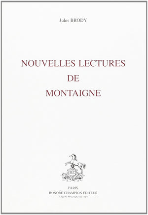 Nouvelles lectures de Montaigne (Etudes montaignistes) (French Edition),Used