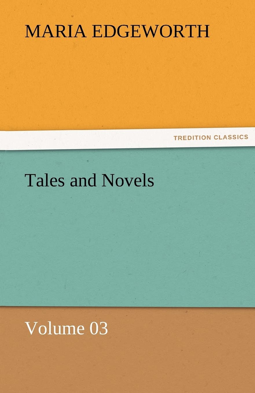 Tales and Novels  Volume 03,Used