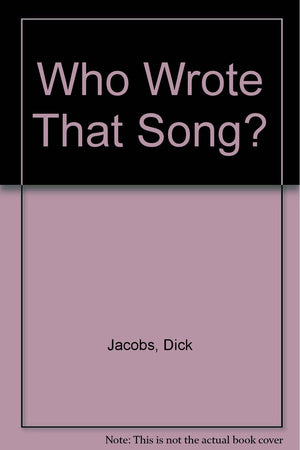 Who Wrote That Song,Used