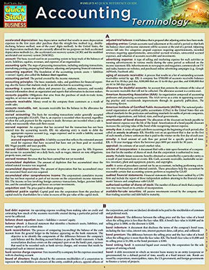 Accounting Terminology (Quick Study Business),Used