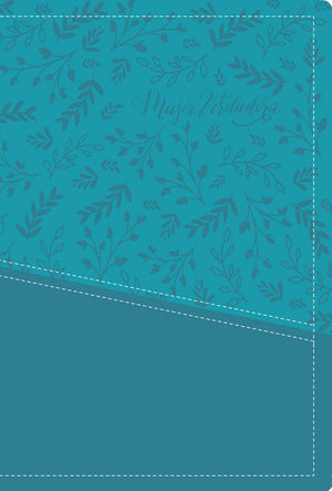 Biblia devocional Mujer Verdadera NBLA  Duotono Aqua (Spanish Edition),Used