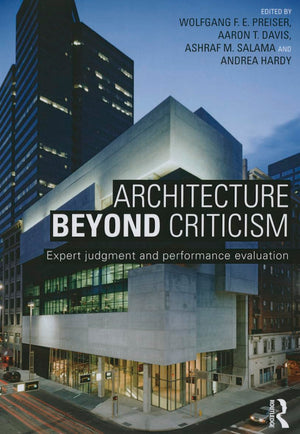 Architecture Beyond Criticism: Expert Judgment and Performance Evaluation,Used