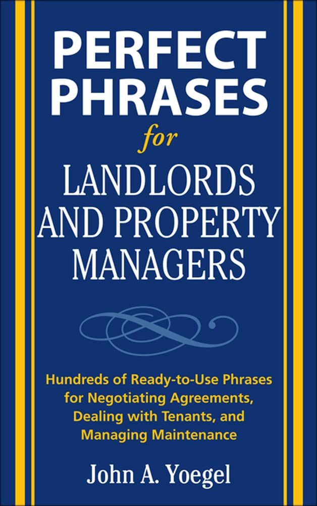 Perfect Phrases for Landlords and Property Managers (Perfect Phrases Series),Used