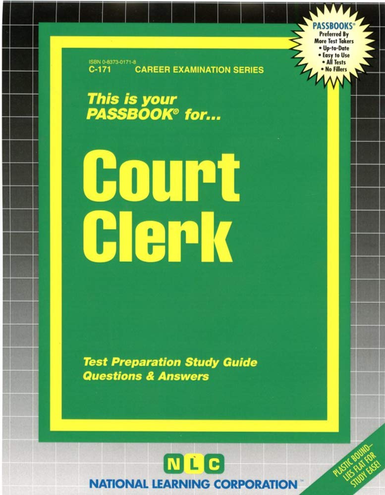 Court Clerk(Passbooks) (Career Examination Series),Used