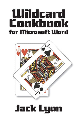 Wildcard Cookbook for Microsoft Word,Used