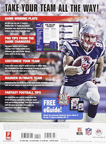Madden NFL 17: Prima Official Guide,Used