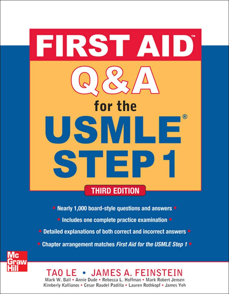 First Aid Q&A For The Usmle Step 1, Third Edition (First Aid Usmle)