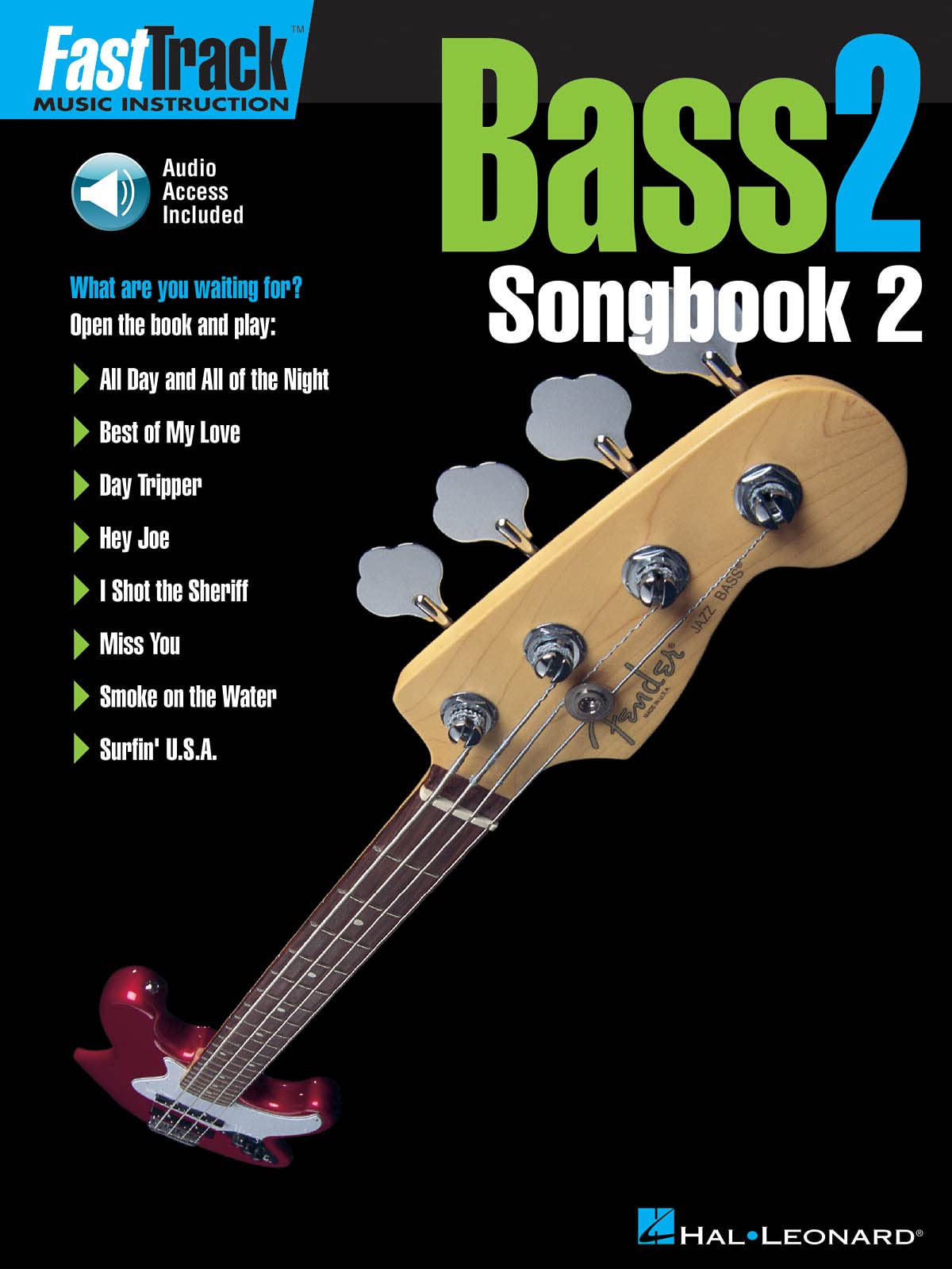 Fasttrack Bass Songbook 2  Level 2 Book/Online Audio (Fast Track (Hal Leonard)),Used