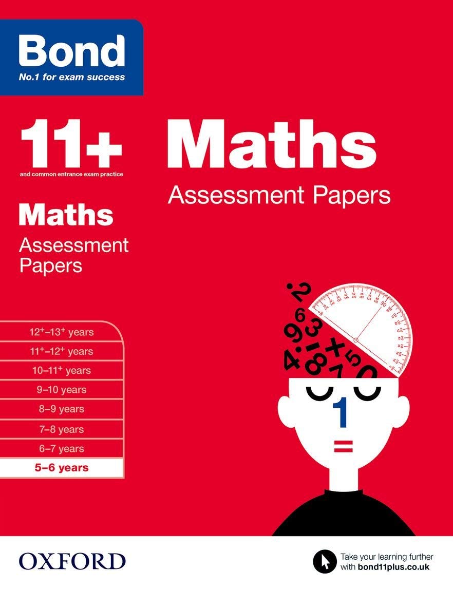 Bond 11+: Assessment Papers, 56 years Bundle: English, Maths, Nonverbal Reasoning, Verbal Reasoning,Used