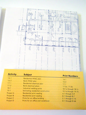 Goodheart-Wilcox Publisher Print Reading for Construction: Residential & Commercial Set - Essential Guide for Builders and Contractors
