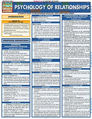 Psychology Of Relationships (Quick Study: Academic),Used