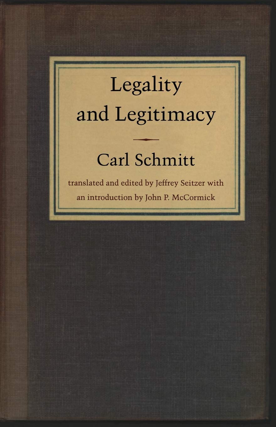 Legality and Legitimacy,New