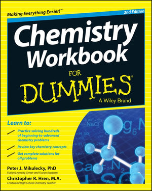 Chemistry Workbook for Dummies (For Dummies Series),Used