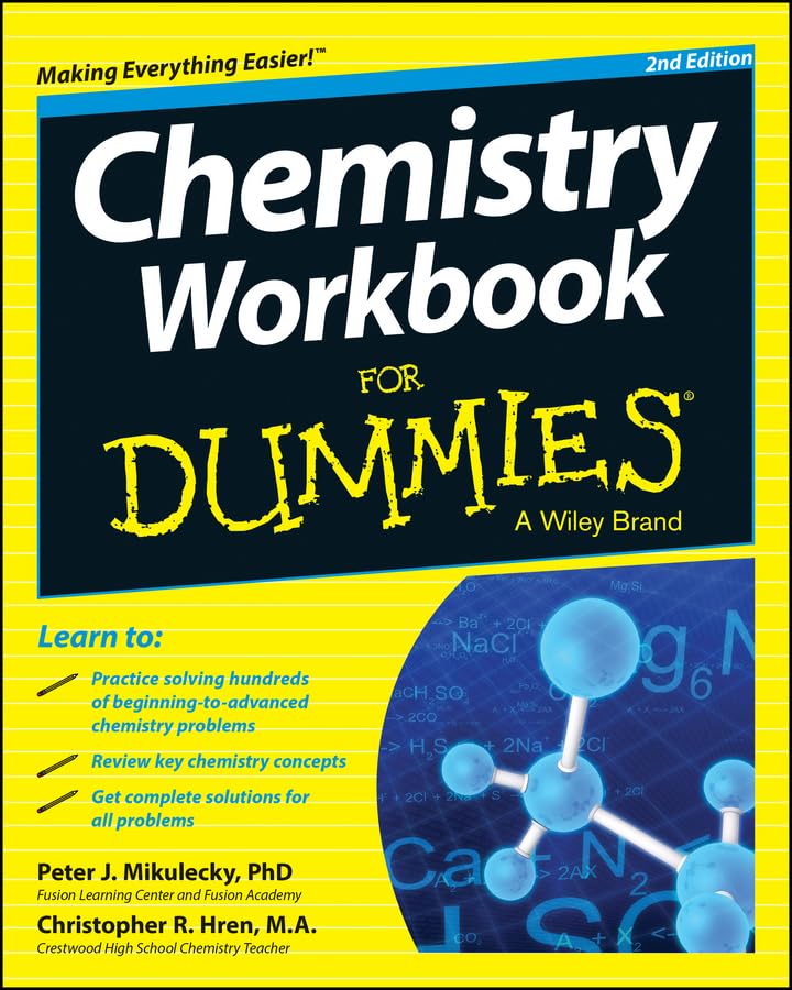 Chemistry Workbook for Dummies (For Dummies Series),Used