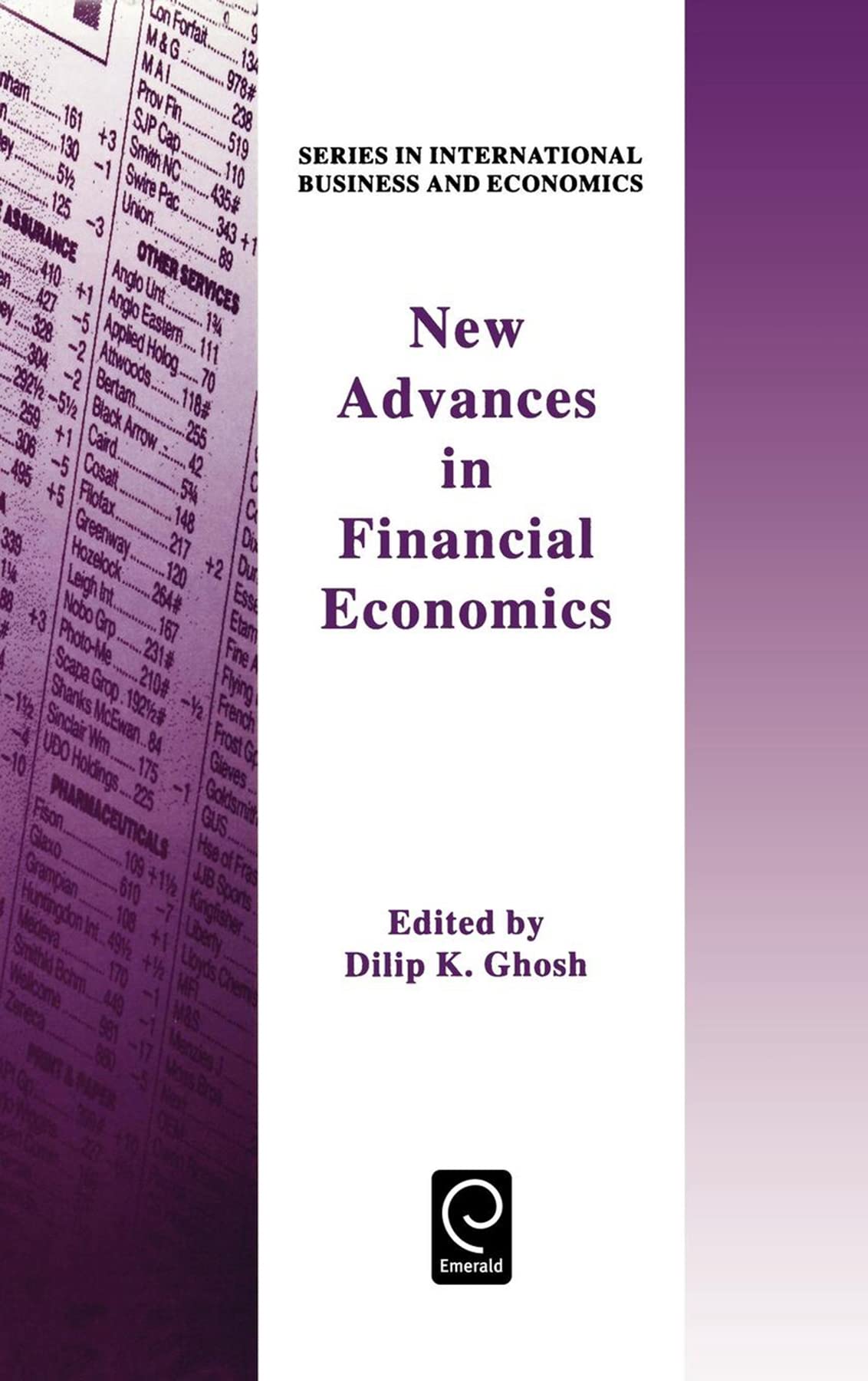 New Advances in Financial Economics (Series in International Business and Economics),Used