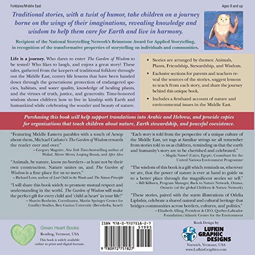 The Garden of Wisdom: Earth Tales from the Middle East,Used