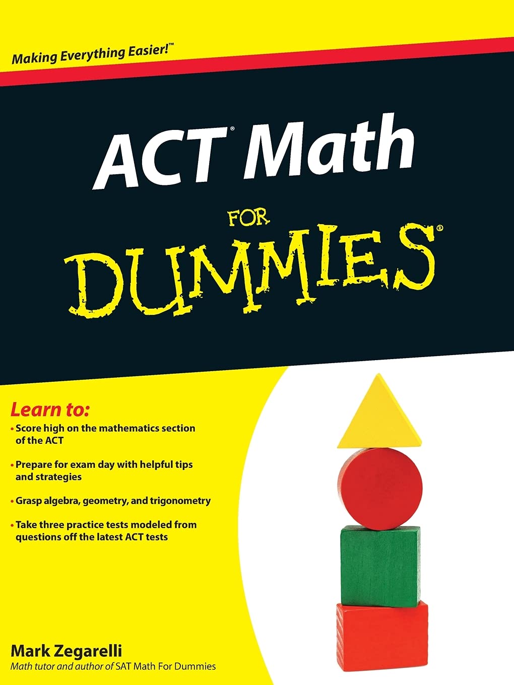 ACT Math For Dummies,Used
