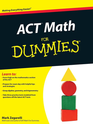 ACT Math For Dummies,Used