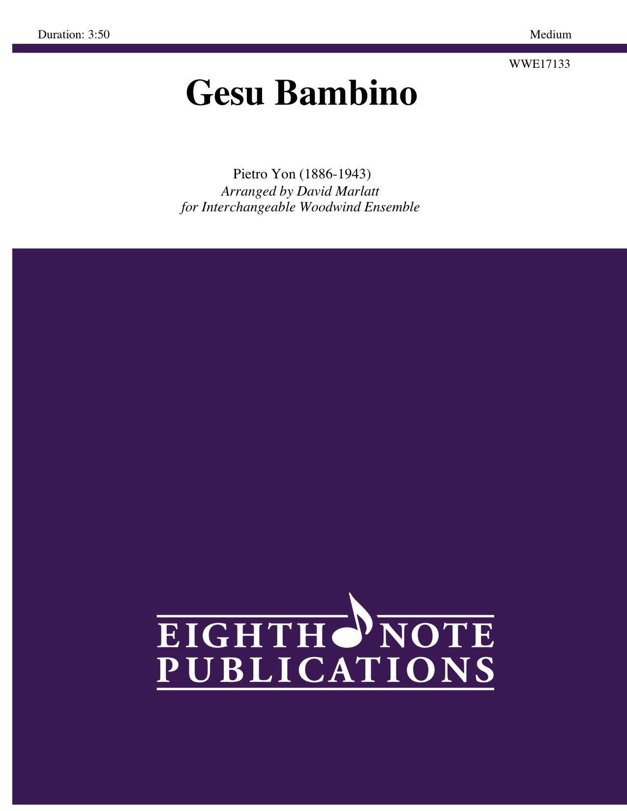 Gesu Bambino: Score & Parts (Eighth Note Publications),Used