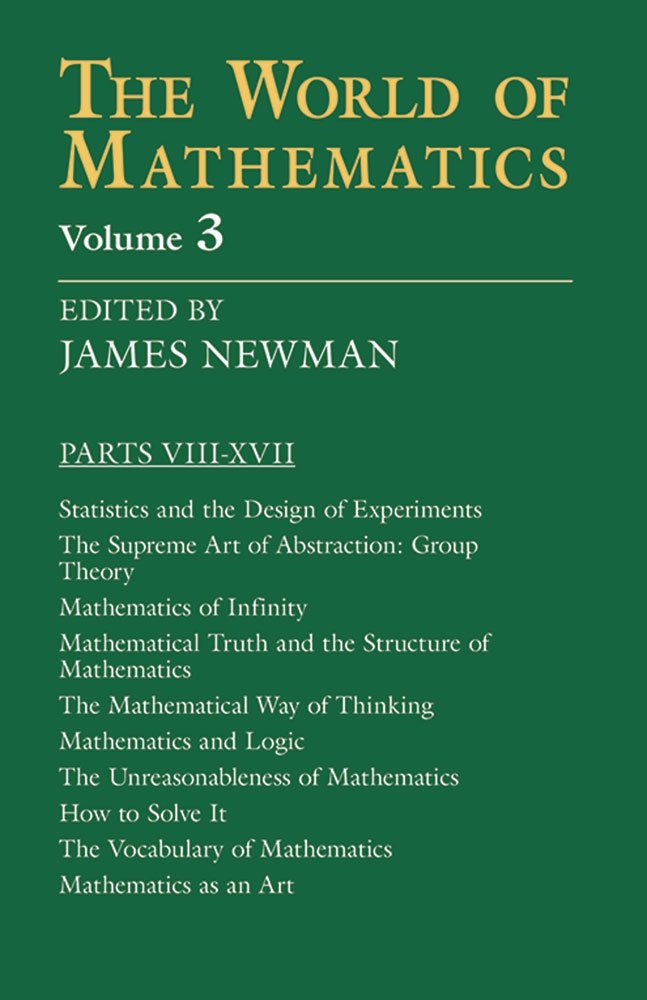 The World of Mathematics, Vol. 3 (Volume 3) (Dover Books on Mathematics),Used