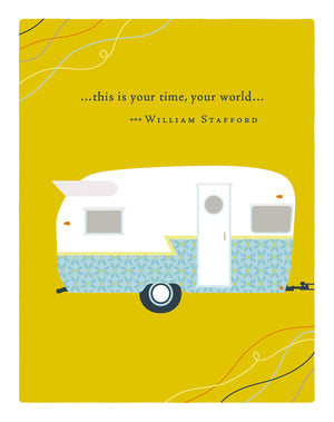 Positively Green Greeting Cards: Retirement  This Is Your Time, Your World (Pack Of 6)