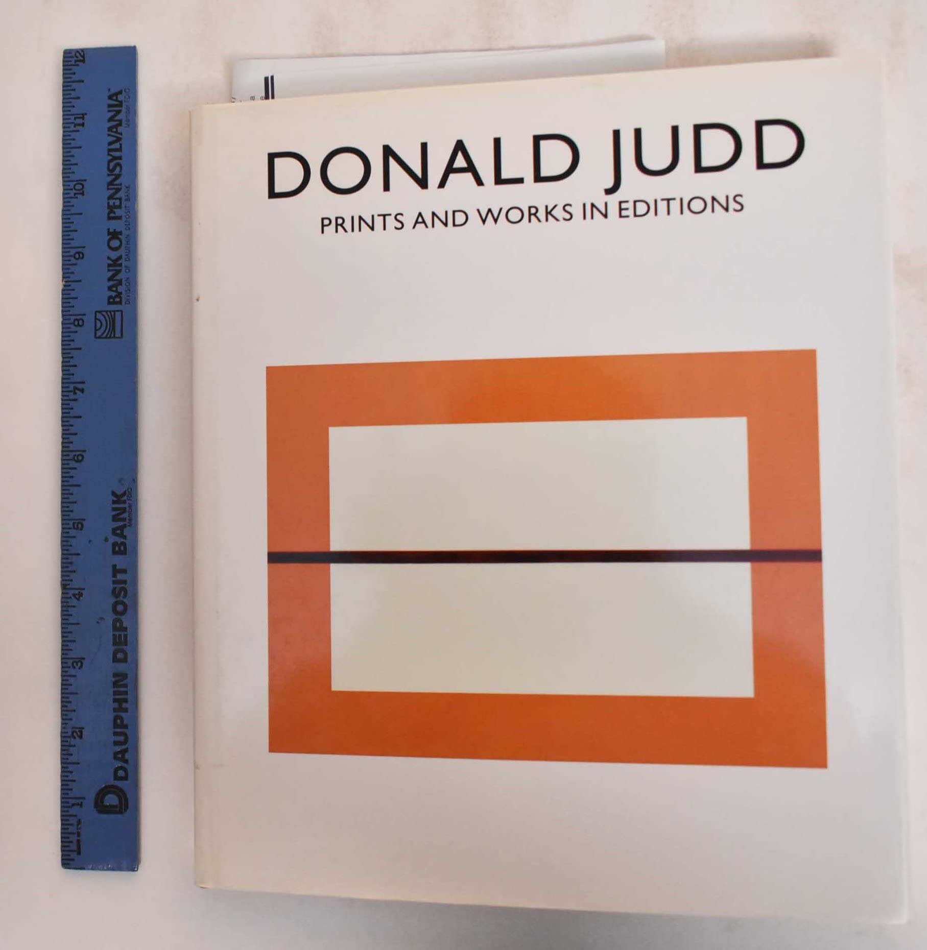 Donald Judd: Prints And Works In Editions,Used