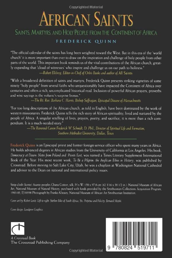 African Saints: Saints, Martyrs, and Holy People from the Continent of Africa,Used