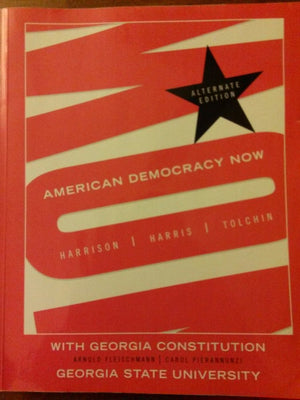 American Democracy Now Custom Georgia State University,Used