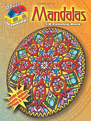 3D Coloring BookMandalas (Dover 3D Coloring Book),Used