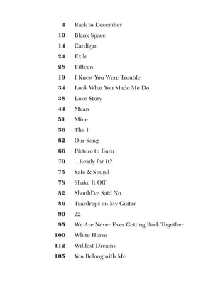 Taylor Swift  Easy Guitar Anthology 2nd Edition (Easy Guitar With Notes & Tab)  Guitar Song Books with Chords and Lyrics  Taylo,Used