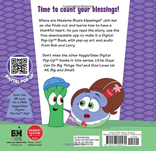 VeggieTales: A Thankful Heart Is a Happy Heart, a Digital PopUp Book (padded),Used