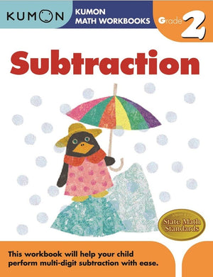 Kumon Grade 2 Subtraction (Kumon Math Workbooks), Ages 78, 96 pages,Used
