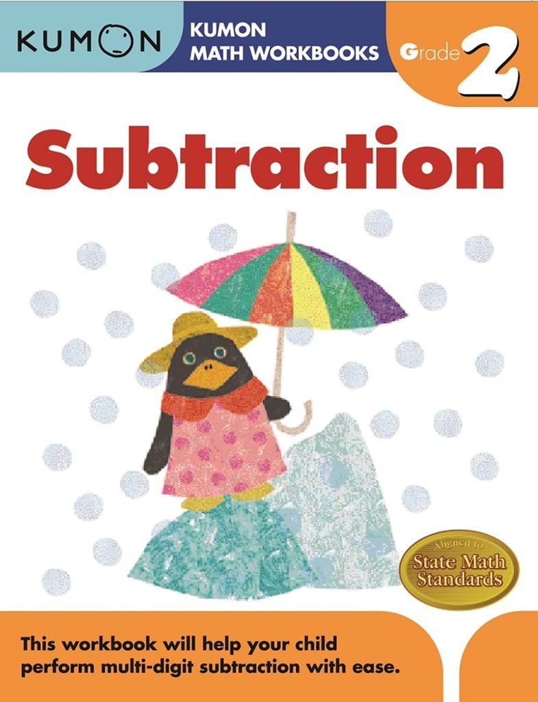 Kumon Grade 2 Subtraction (Kumon Math Workbooks), Ages 78, 96 pages,Used