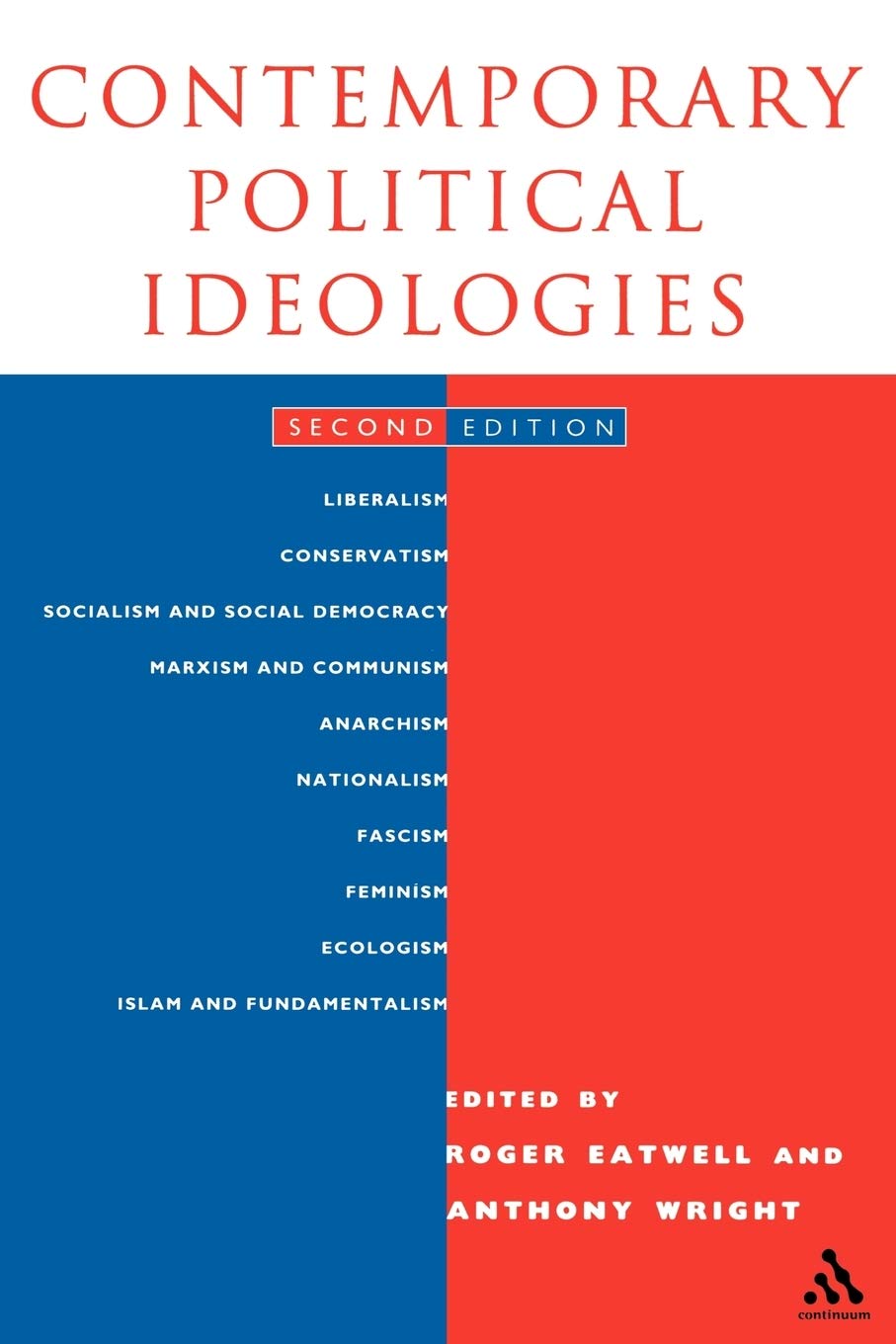 Contemporary Political Ideologies: Second Edition,Used