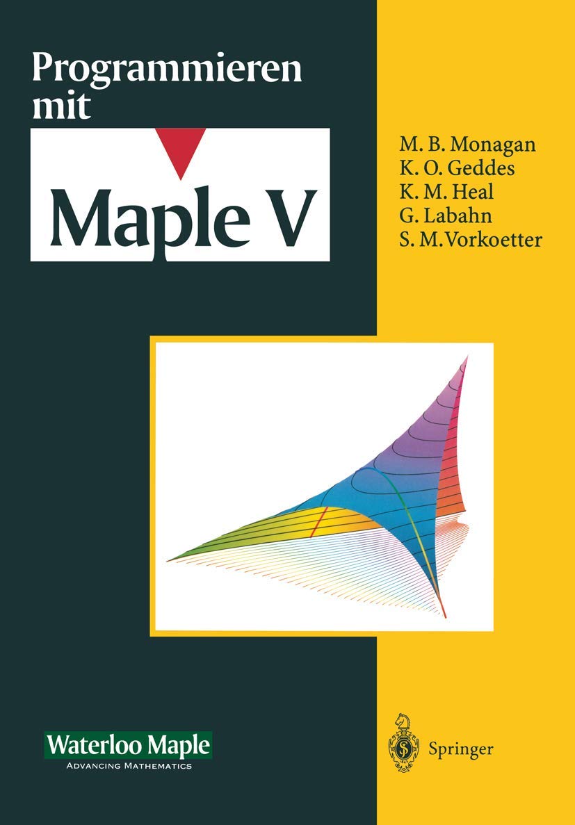 Programmieren Mit Maple V (German Edition),Used