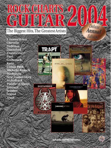 Rock Charts Guitar 2004: Authentic Guitar TAB,Used