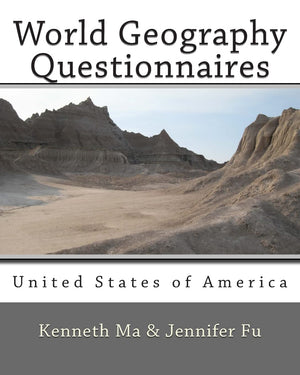 World Geography Questionnaires: United States of America,Used