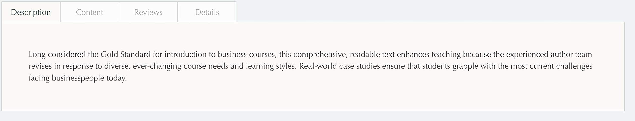 Understanding Business-used