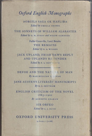 A Glastonbury miscellany of the fifteenth century: A descriptive index of Trinity College, Cambridge, MS.O.9.38, (Oxford English,Used