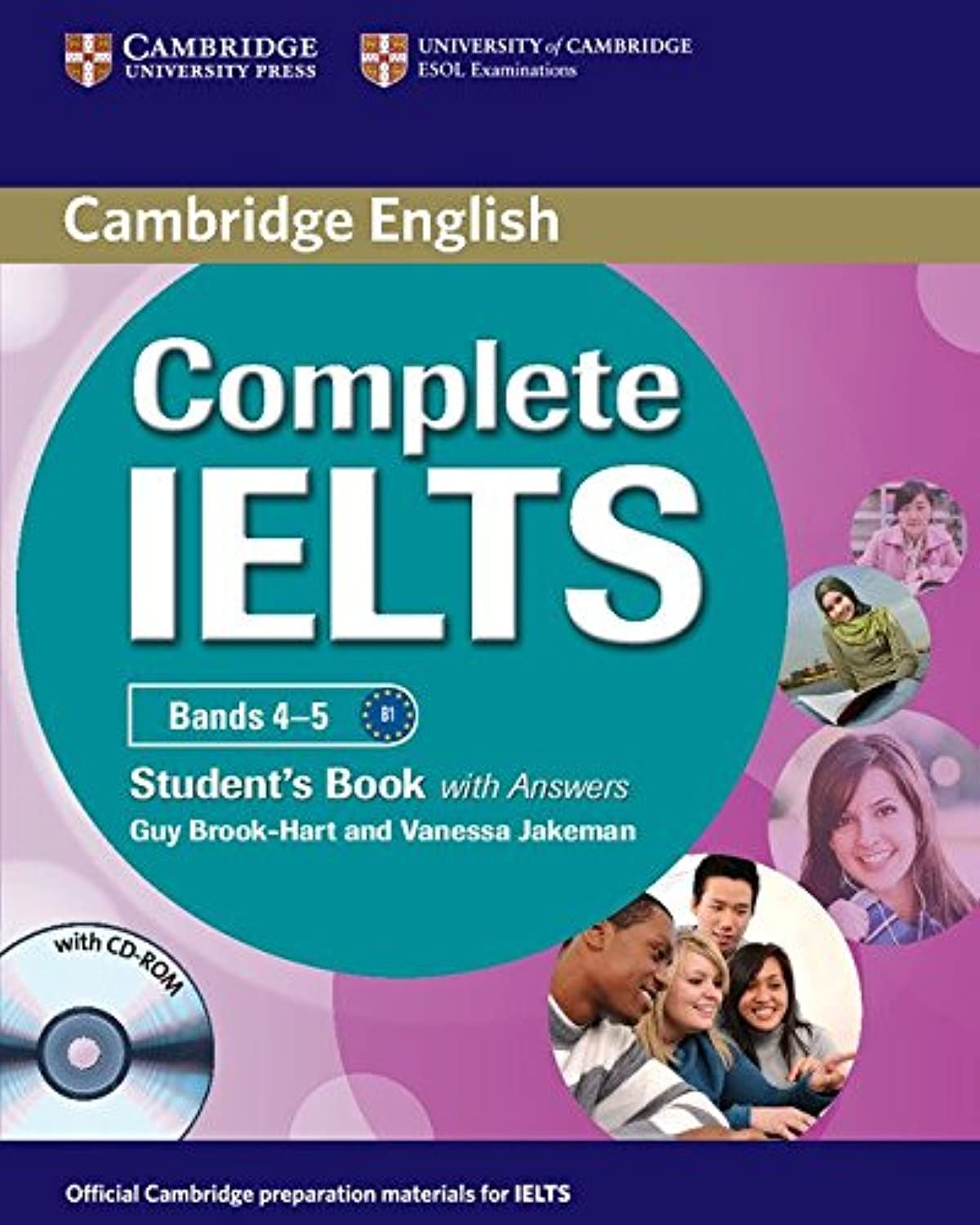 Complete IELTS Bands 45 Student's Book with Answers with CDROM,Used