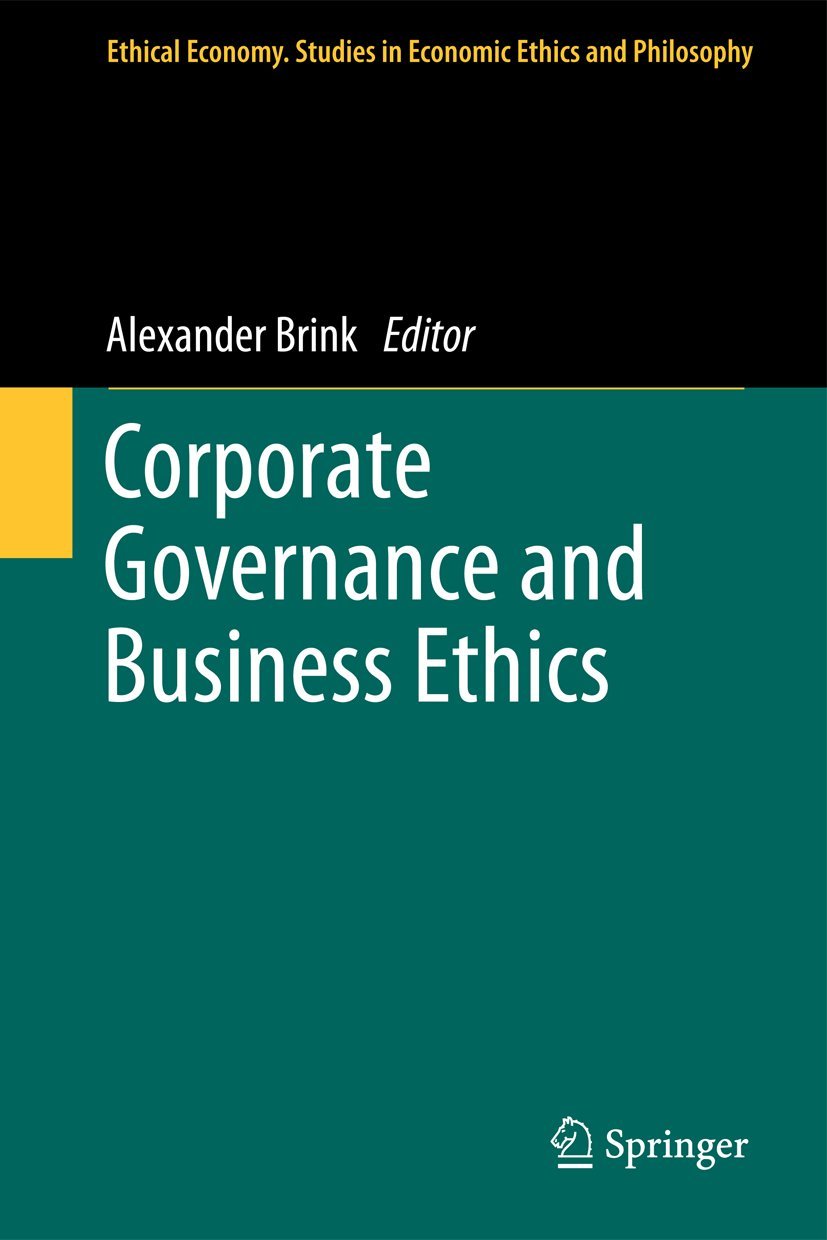 Corporate Governance and Business Ethics (Ethical Economy, 39),Used