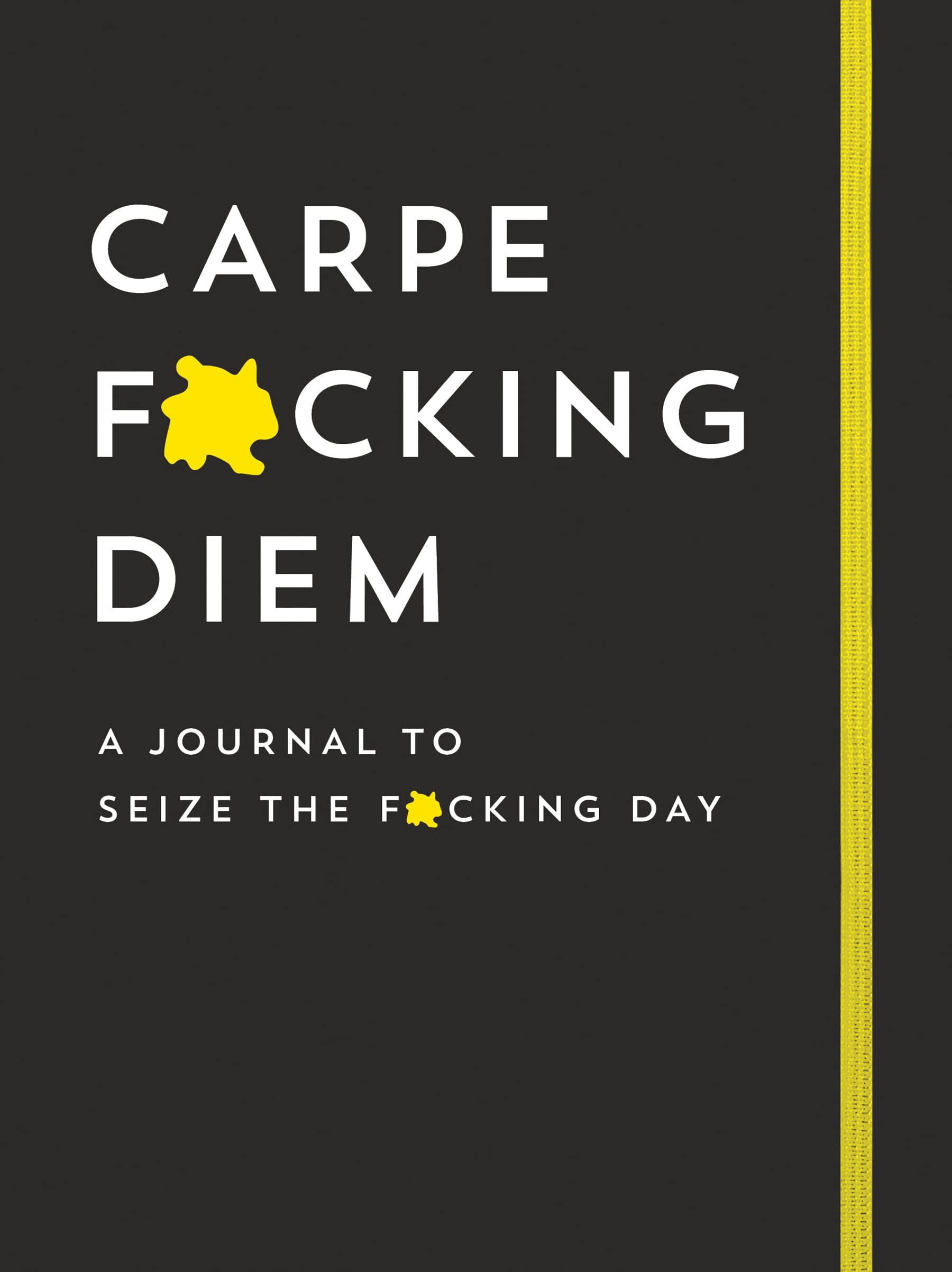 Carpe F*cking Diem Journal: A Lined Notebook to Seize the F*cking Day (Ditch Your Stress and Anxiety and Get Your Life Together ,Used