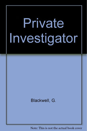 The private investigator,Used