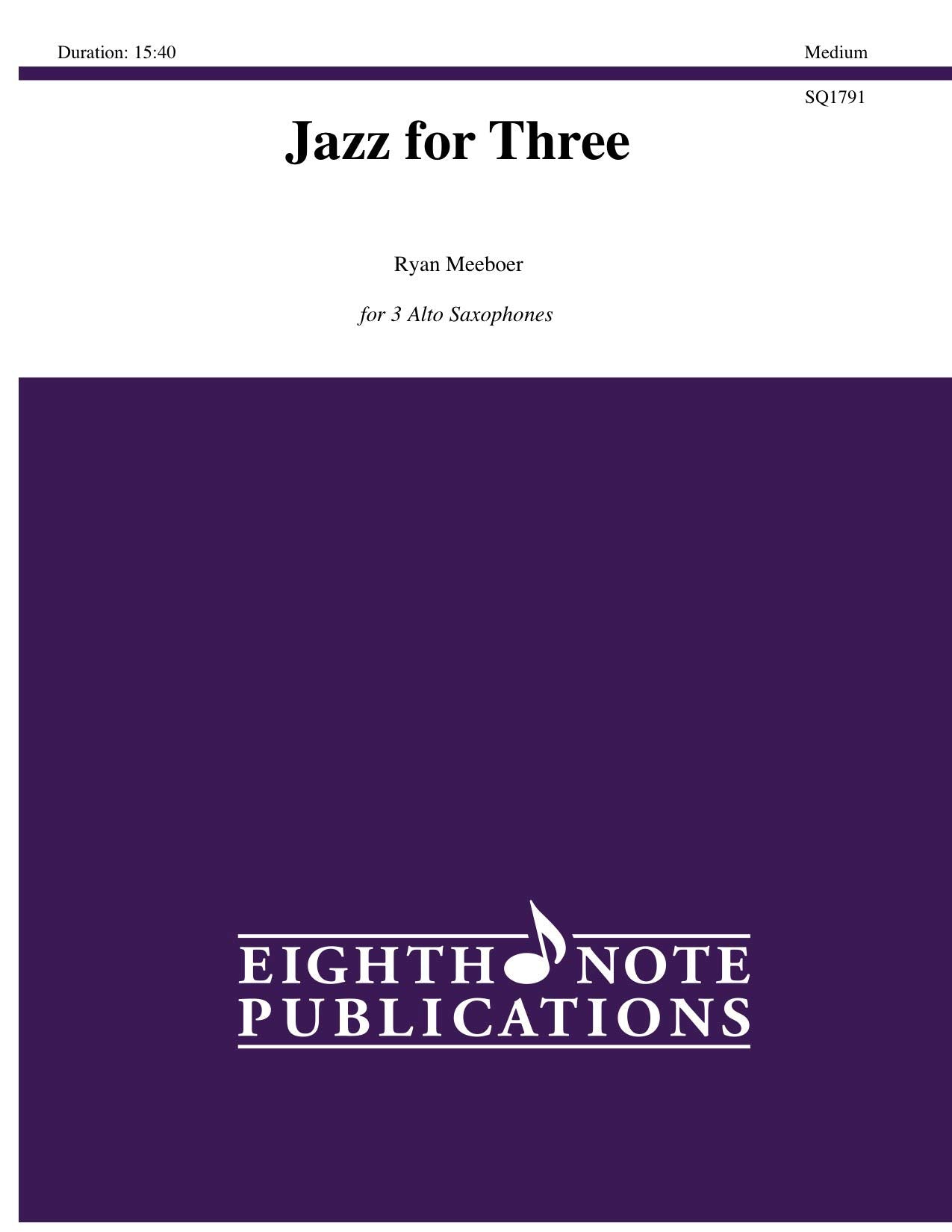 Jazz for Three: Score & Parts (Eighth Note Publications),Used