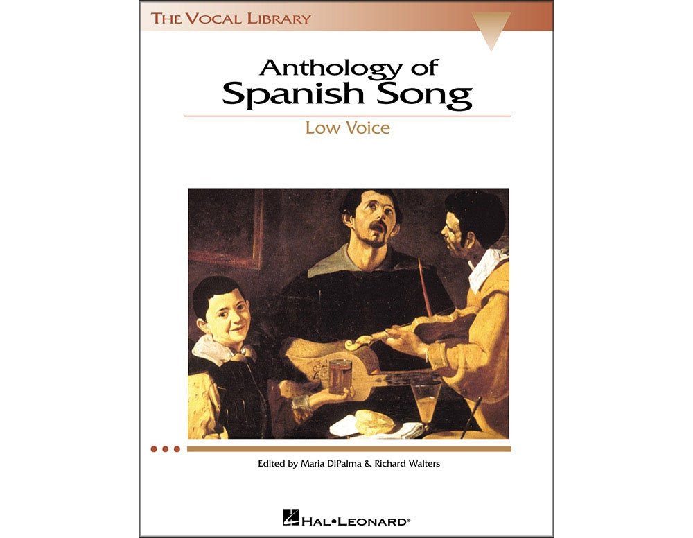 Anthology Of Spanish Song  Low Voice (The Vocal Library Series)-used