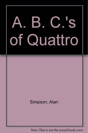 ABC's of Quattro,Used
