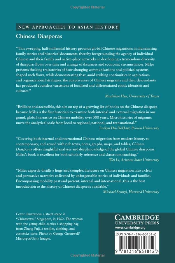 Chinese Diasporas (New Approaches to Asian History),Used